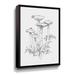 August Grove® Natures Sketchbook I Bold Light Gray Gallery Canvas, Wood in Black/Gray/White | 24 H x 18 W x 2 D in | Wayfair