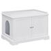 Tucker Murphy Pet™ Gadsden Wood Litter Box Enclosure Wood in Gray | 20.5 H x 29.7 W x 20.1 D in | Wayfair EAF17D0A2FA74F7C8121E412EB1F0709