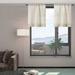 Gracie Oaks Mion Linen Solid Sheer Rod Pocket Curtain Panels Linen in Brown | 30 H x 26 W in | Wayfair D44ACA23211244BAB04E1D207798BB6D