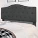 Willa Arlo™ Interiors Sherika Queen Panel Headboard Upholstered/Linen in Gray | 50.7 H x 61.73 W in | Wayfair 914C2E1F0E4949D09397E06584A9B5A8