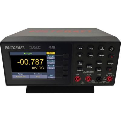 Voltcraft - VC-655 bt Tisch-Multimeter digital cat i 1000 v, cat ii 600 v Anzeige (Counts): 55000