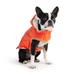 Orange Insulated Dog Raincoat, Small