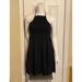 American Eagle Outfitters Dresses | Nwt American Eagle Halter Dress Black Sz S | Color: Black | Size: S