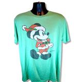 Disney Shirts | Disney Mickey Mouse T-Shirt | Color: Green/Red | Size: L