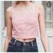 Brandy Melville Tops | Brandy Melville Astrid Red White Stripe Crop Top | Color: Red/White | Size: S