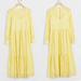 Anthropologie Dresses | Hutch Anthro Olivia Lace Maxi Dress Yellow | Color: Gold/Yellow | Size: S