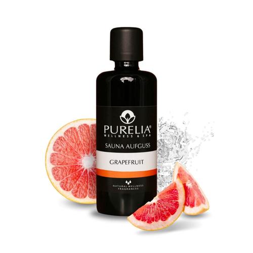Saunaaufguss Konzentrat Grapefruit 100 ml natürlicher Sauna-aufguss – reine ätherische Öle – Purelia