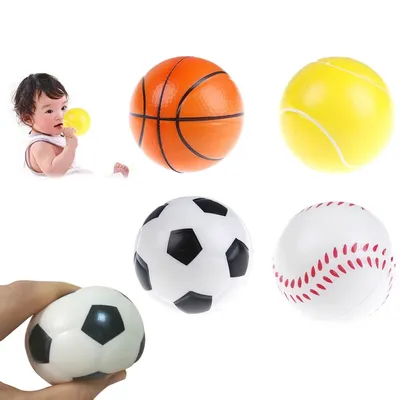 Balle Anti-Stress pour enfants 63mm jouets en mousse décompression ballon de football