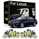 Kit d'éclairage intérieur LED pour Lexus accessoires de lampe Canbus IS200 IS250 IS300 IS350