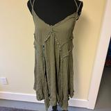 Free People Dresses | Green Studded Free People Dress | Color: Green | Size: L