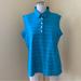 Nike Tops | 2/$20 Nike Golf Sleeveless Polo Shirt | Color: Blue | Size: L