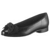 Ballerina GABOR, Damen, Gr. 40, schwarz, Leder, Lacklederimitat, klassisch, Schuhe, Flats, Kitten Heel, Festliche Schuhe mit aufwendiger Schleife