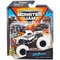 Monster Jam True Metal Megalodon 1:64 Scale , Diecast, White with Bonus Regalo, Series 22