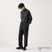 Men's Smart Ankle Pants (2-Way Stretch, Wool-Like) | Black | 3XL | UNIQLO US