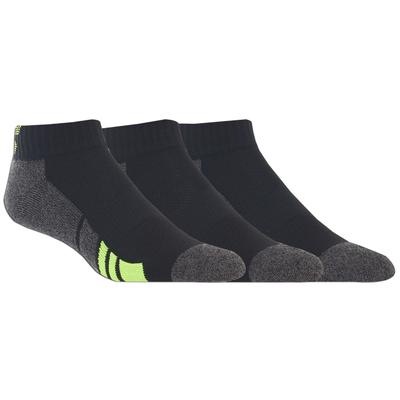 Skechers Men's 3 Pack Half Terry Athletic Socks | Size Large | Black | Nylon