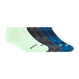 Skechers Boy's 6 Pack Low Cut Non Terry Socks | Size Small | Green | Poly Blend