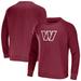 Men's NFL x Darius Rucker Collection by Fanatics Burgundy Washington Commanders Distressed Lightweight Pullover Sweatshirt