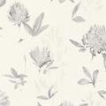 Papier peint intissé motif floral pour salon | Papier peint fleuri moderne effet peinture |