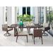 Tommy Bahama Outdoor Abaco Rectangular Dining Table Metal in Brown | 29.5 H x 88 W x 44 D in | Wayfair 3420-876C