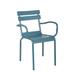 Taiga Furnishings 74534 Metal Outdoor Chair in Green/Black | 32.68 H x 14.96 W x 18.9 D in | Wayfair MCH-74534-FTL