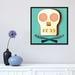 East Urban Home 'Food Skull' Graphic Art on Wrapped Canvas, Cotton in Green | 18" H x 18" W x 1.5" D | Wayfair 70F66D4DF3D440578E253887FC81F7D4