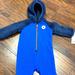 Converse One Pieces | Converse Chuck Taylor All Star Coverall One Piece Baby 3-6months Faux Fur Nwt | Color: Blue | Size: 3-6mb