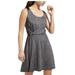 Athleta Dresses | Athleta Sweet Saturday Sleeveless Tank Dress | Color: Black/Gray | Size: S