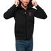 Men's Antigua Black Texas Tech Red Raiders Protect Full-Zip Hoodie