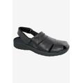 Men's Barcelona Drew Shoe by Drew in Black Pebble Leather (Size 12 1/2 M)