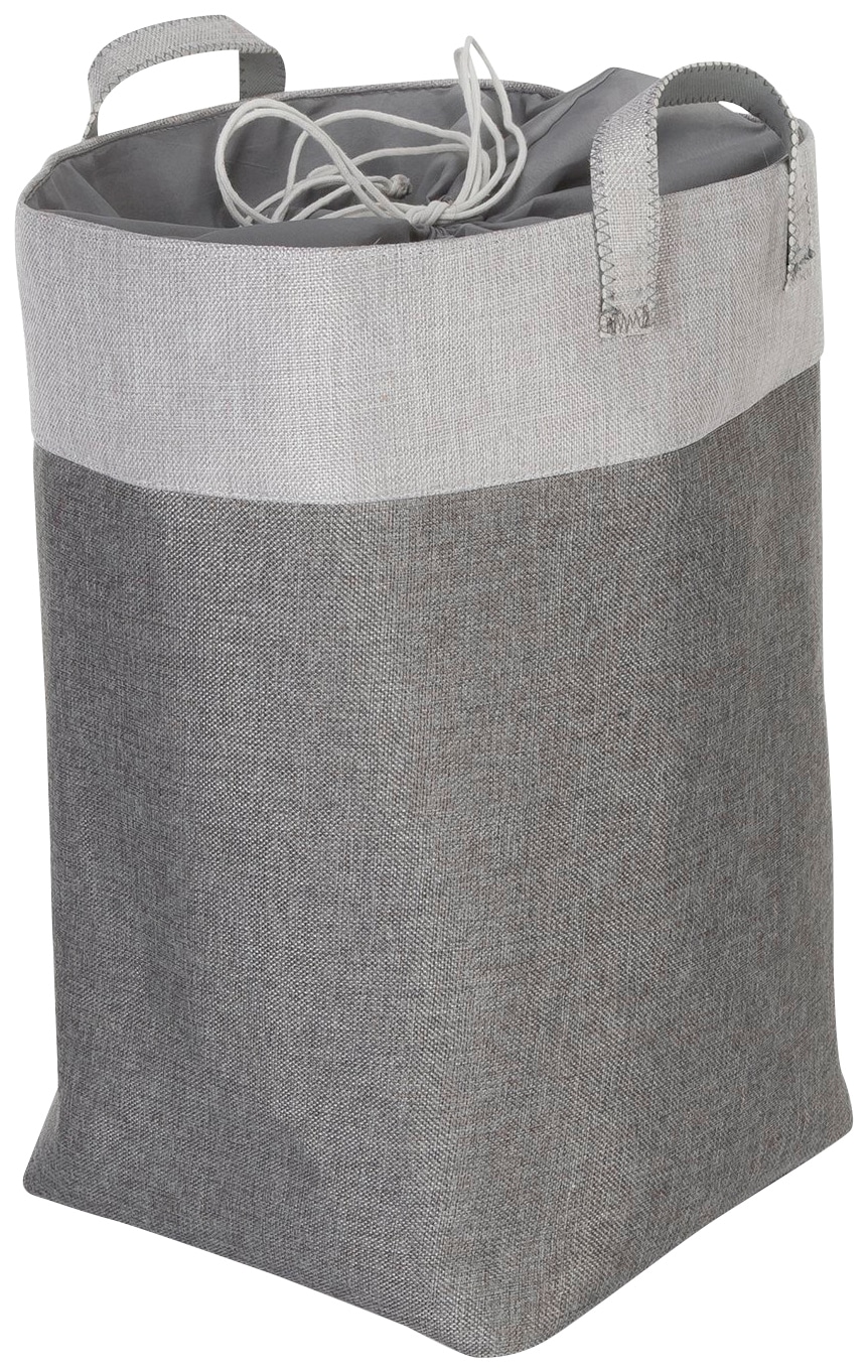 Wäschekorb MÖVE, grau, B:30cm H:50cm T:30cm, Stoff, Wäschesammler, Wäschekorb, in mehreren Größen