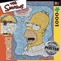 Simpsons Photomosaic Homer with Donut Jigsaw Puzzle 1000pc