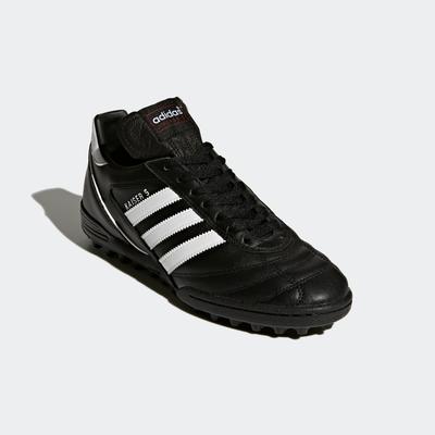 Fußballschuh ADIDAS PERFORMANCE "KAISER 5 TEAM" Gr. 44,5, schwarz-weiß (black / cloud white none) Schuhe