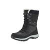 Outdoorwinterstiefel HI-TEC "Riva Waterproof", Damen, Gr. 40, schwarz, Synthetik, Textil, sportlich, Schuhe, Winterstiefel, Snowboots, Winterschuhe, wasserdicht & gefüttert