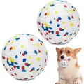 Balle à Mâcher Super Morsure pour Chien Balle à Mâcher Légère ETPU Balle Interactive à Haute