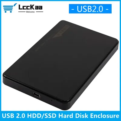 LccKaa-Boîtier mobile HDD SATA SSD boîtier mobile externe adaptateur de disque dur prise en