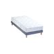 Ensemble matelas ressorts 5 zones sommier bleu 90x190