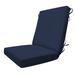Textured Highback Dining Chair Cushion - 21" wide x 42" long x 4" thick