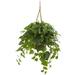 38" London Ivy Artificial Plant in Hanging Basket (Real Touch)