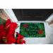 Entryways Christmas Wreath Coir Doormat