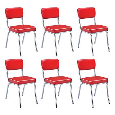 Farwest Open Back Dining Chairs (Set of 6)