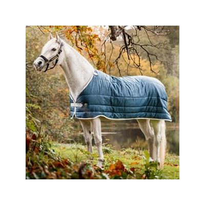 Horseware Eco Interchangable Liner - 84 - Heavy (300g) - Teal Eco Print/Grey - Smartpak