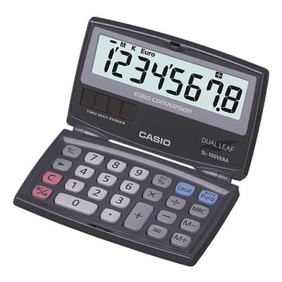 CASIO Taschenrechner »SL-100VERA« blau, 5.5x9.1x1.4 cm