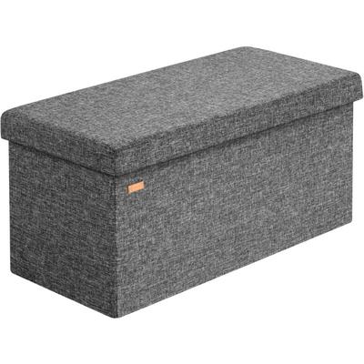 Casaria® Sitzbank mit Stauraum Faltbar Gepolstert Deckel Schlafzimmer Wohnzimmer Flur Sitztruhe Image