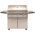 Artisan Free Standing Natural Gas Grill Stainless Steel in Gray/Yellow | 23.13 H x 36 W x 26.8 D in | Wayfair ARTP-36C-LP