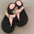 Gucci Shoes | Gucci Kitten Heel Sandals Size 8.5b | Color: Green/Pink | Size: 8.5