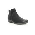 Wide Width Women's Propet Waverly Suede Ankle Bootie by Propet in Black Suede (Size 9 W)