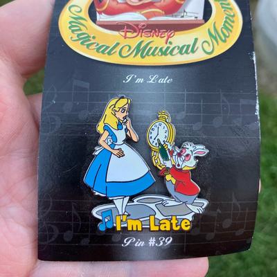 Disney Other | Collectible Pin Alice In Wonderland A Disney | Color: Blue/White | Size: 1in