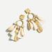 J. Crew Jewelry | J Crew Beachy Charm Statement Earrings | Color: Cream/Gold | Size: Os