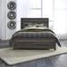 Union Rustic Laterrence Panel Bed & Nightstand Wood in Brown/Gray | Queen | Wayfair 1E35E3681E954261B99F9EEBE621D4B1
