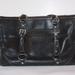 Coach Bags | Coach F12343 Gallery East West Black Leather Medium Tote | Color: Black | Size: Medium